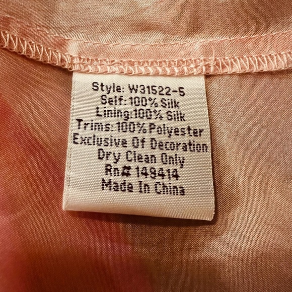 JOHNNY WAS WORKSHOP SLEEVELESS SILK TIERED DRESS SIZE SMALL - Picture 11 of 12